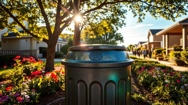 Guide des poubelles extérieures : variété, maintenance et paramètres