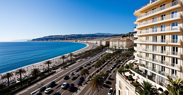 Location appartement à nice : vue mer sur la promenade !